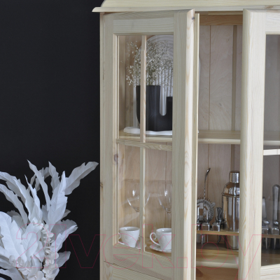 Шкаф с витриной Dipriz Бритта Д.30012.1