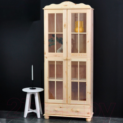 Шкаф с витриной Dipriz Бритта Д.30012.1