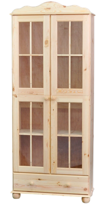 Шкаф с витриной Dipriz Бритта / Д.30012.7 - фото