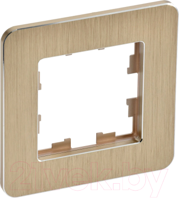 Рамка для выключателей и розеток IEK Brite BR-M12-M-21-K37 - фото