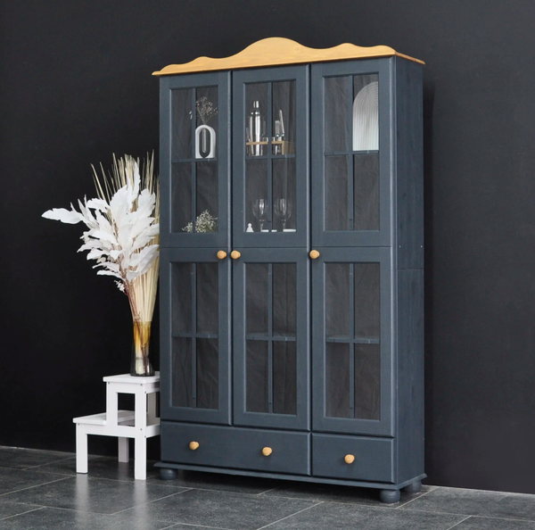 Шкаф с витриной Dipriz Бриттта Д.30021.3