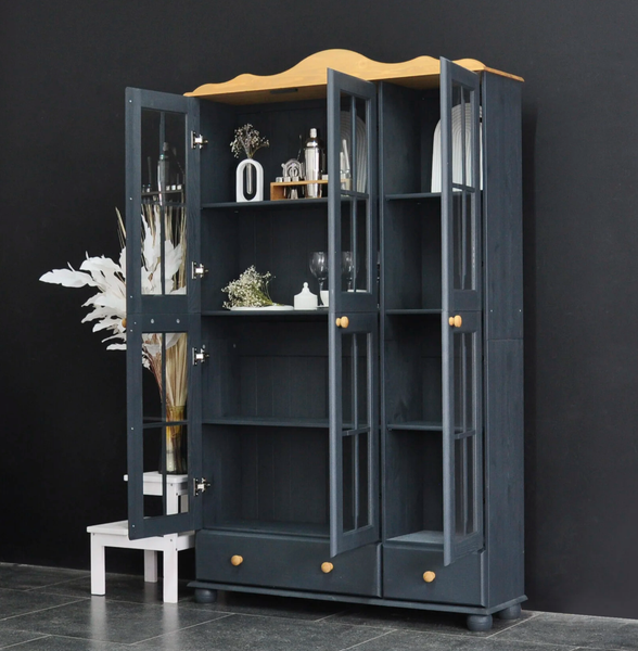 Шкаф с витриной Dipriz Бриттта Д.30021.3