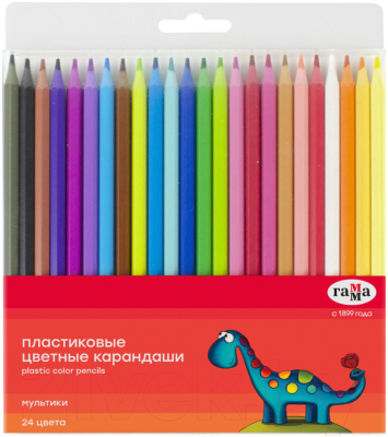 Набор цветных карандашей ГАММА Мультики / 290122_24 - фото