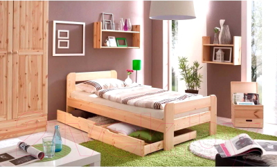 Односпальная кровать Dipriz Bert 90 / Д.80068.2