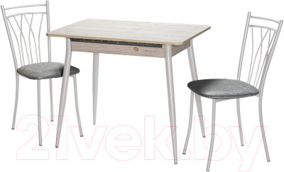 Обеденный стол Древпром М46 Бостон ДП1-01-10 60x90-127