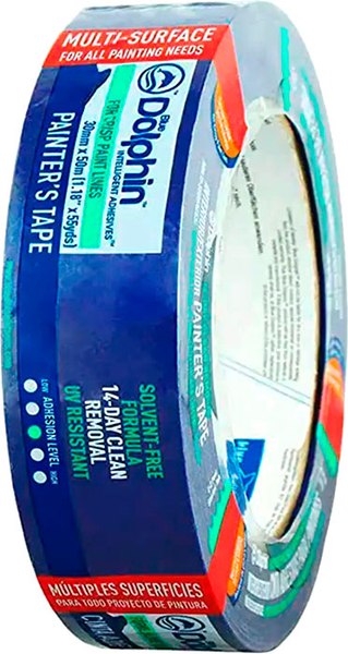 Лента малярная Blue Dolphin Для четких линий 0.03x50м - фото