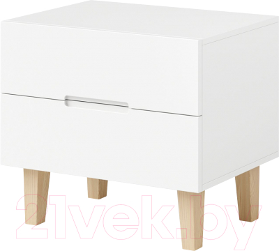 Прикроватная тумба Dipriz Чек 2 ящика / Д.2338.1 - фото