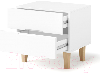 Прикроватная тумба Dipriz Чек 2 ящика / Д.2338.1