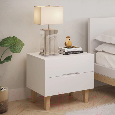 Прикроватная тумба Dipriz Чек 2 ящика / Д.2338.1