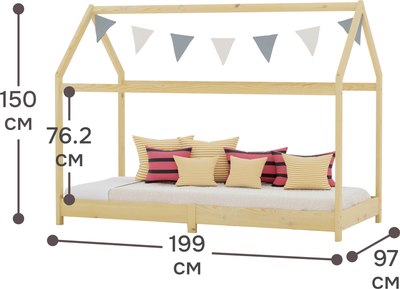 Стилизованная кровать детская Dipriz Cozy Haven Bed Д.80044.1