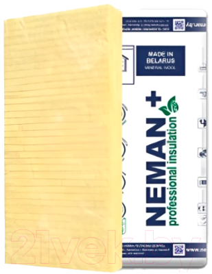 Минеральная вата Неман+ П-18 1220x610x100мм - фото