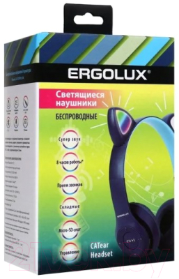 Беспроводные наушники Ergolux ELX-BTHP02-C06