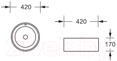 Умывальник Cerutti CR7022