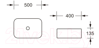 Умывальник Cerutti CR0084