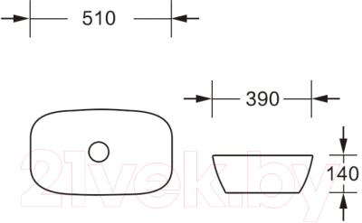 Умывальник Cerutti CR0064