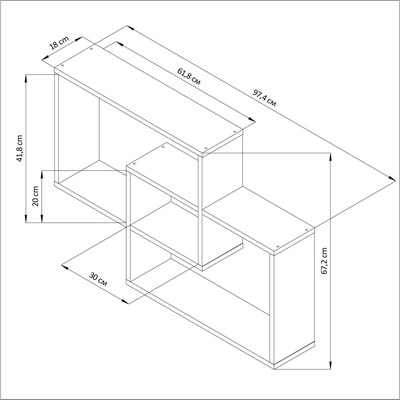 Полка Dipriz Д.90047