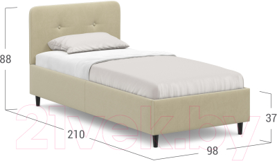 Односпальная кровать Moon Family 1253 / MF010617