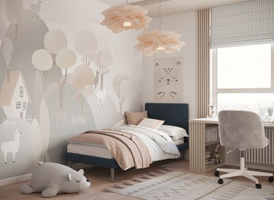 Односпальная кровать Moon Family 1256 / MF011246