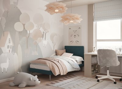 Односпальная кровать Moon Family 1256 / MF011286