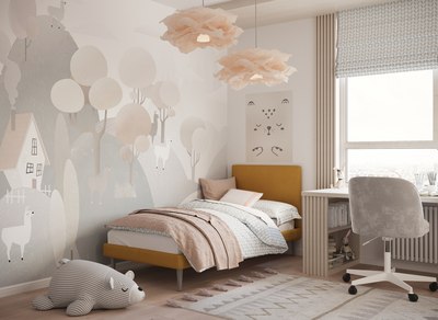 Односпальная кровать Moon Family 1256 / MF011291