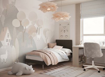 Односпальная кровать Moon Family 1256 / MF011306