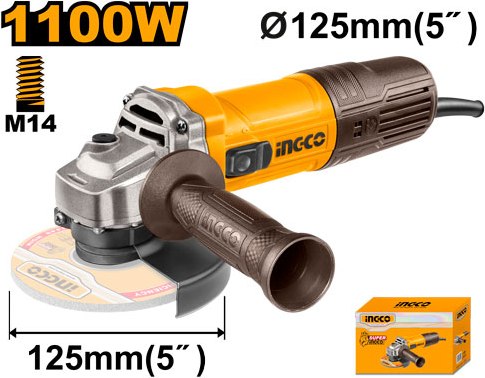 Угловая шлифовальная машина INGCO AG110028
