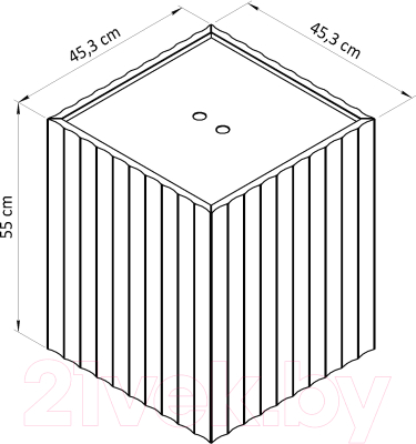 Журнальный столик Dipriz Розенбург Д.63036.1 (дуб масло)