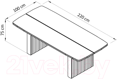 Обеденный стол Dipriz Розенбург Д.60055.1