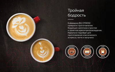 Кофеварка эспрессо BQ CM9002 (черный)