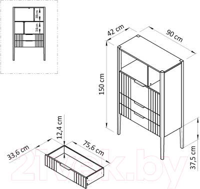 Шкаф Dipriz Розенбург Д.70035.1
