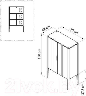 Шкаф Dipriz Розенбург Д.70034.1