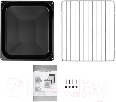 Электрический духовой шкаф Krona Lyra 45 BL/BL / КА-00006499