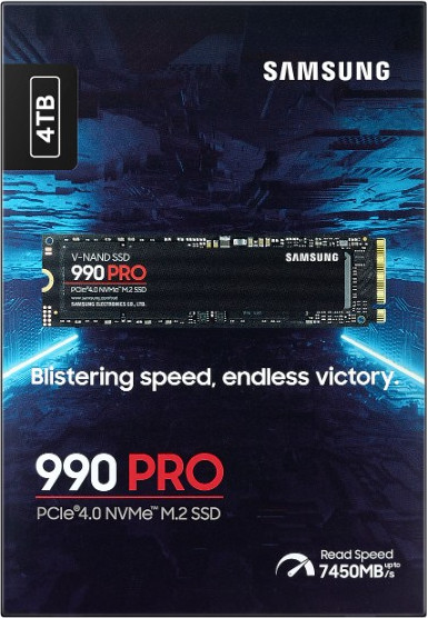 SSD диск Samsung 990 Pro 4TB (MZ-V9P4T0BW)