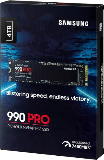 SSD диск Samsung 990 Pro 4TB (MZ-V9P4T0BW)