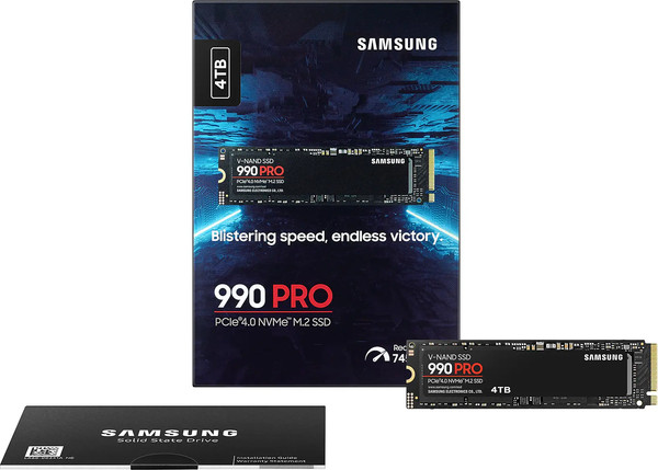 SSD диск Samsung 990 Pro 4TB (MZ-V9P4T0BW)