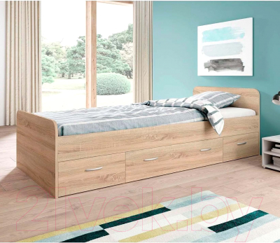 Односпальная кровать Dipriz Borо 90x200 / Д.80047.1