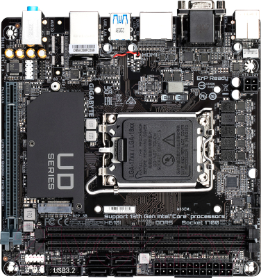 Материнская плата Gigabyte H610I