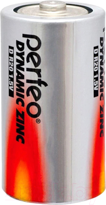 Комплект батареек Perfeo R20/2BL Dynamic Zinc/20