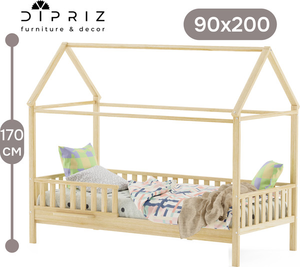 Стилизованная кровать детская Dipriz Авила 90x200 / Д.80004.1