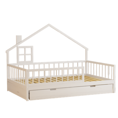 Стилизованная кровать детская Dipriz Мессина 90x200 / Д.80003.1 - фото