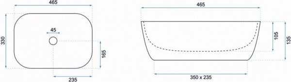 Умывальник REA Belinda REA-U8908