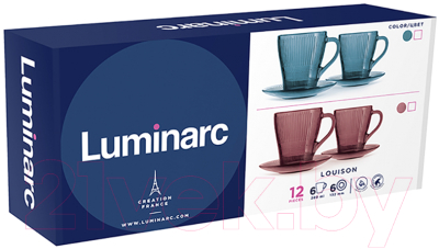 Набор для чая/кофе Luminarc Луиз Лондон Топаз / O0532