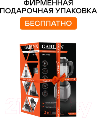 Блендер стационарный Garlyn SM-3000