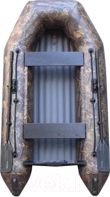 Надувная лодка Leader Boats Моторная килевая Тайга НД-270 / 4382022 (камуфляж) - фото
