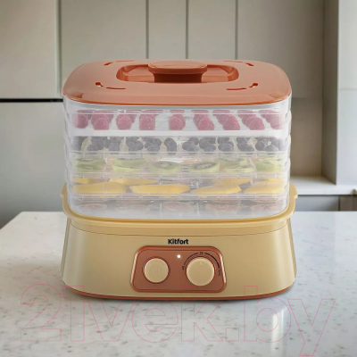 Сушилка для овощей и фруктов Kitfort KT-1990