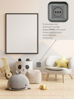 Рамка для выключателей и розеток Ovivo Loft 404-110011-096