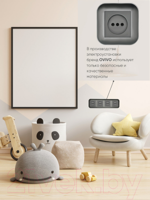 Рамка для выключателей и розеток Ovivo Loft 404-110011-228