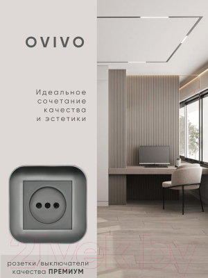 Рамка для выключателей и розеток Ovivo Loft 404-110011-250