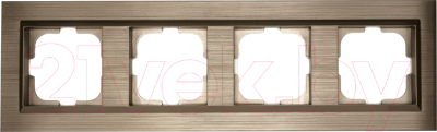 Рамка для выключателей и розеток Ovivo Quantum 405-330000-228 - фото