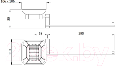 Мыльница Artize Duos DUO-CHR-62731